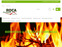 Tablet Screenshot of chimeneasroca.com